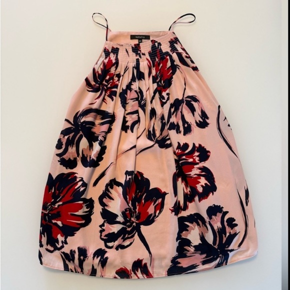 2/$20 RW&CO. Rose Pink Floral Strappy Tank/Cami Size Medium - Picture 4 of 5